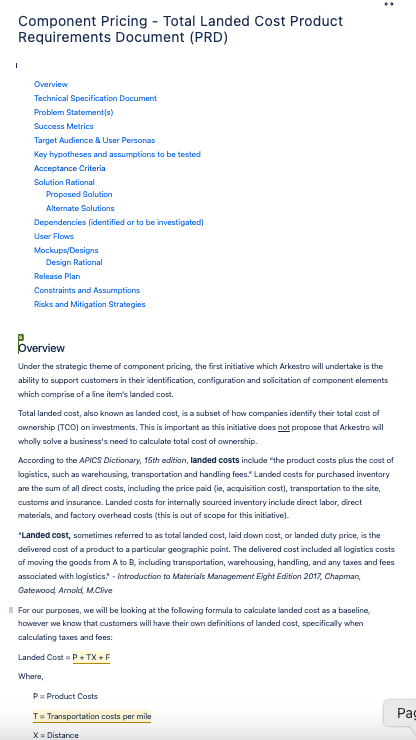 Product Requirements Document