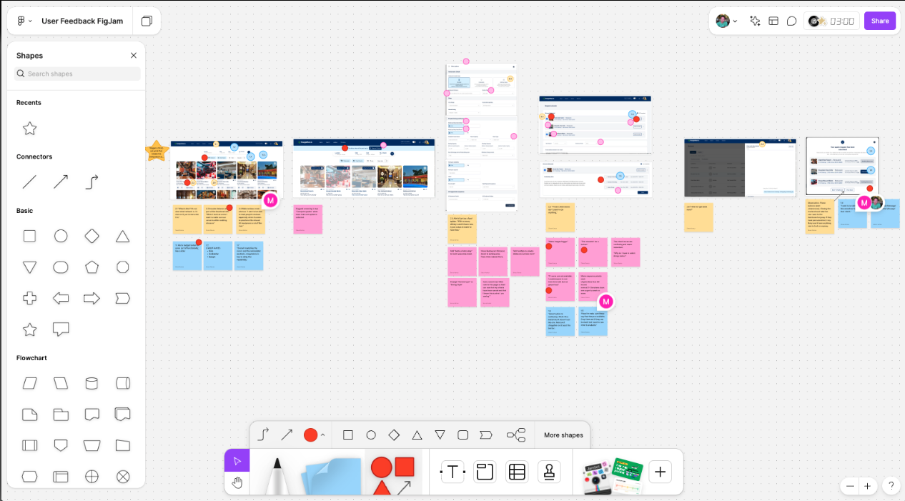 User research synthesis in FigJam